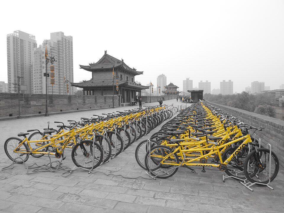 Xi'an's Ming City Wall, by Bike
