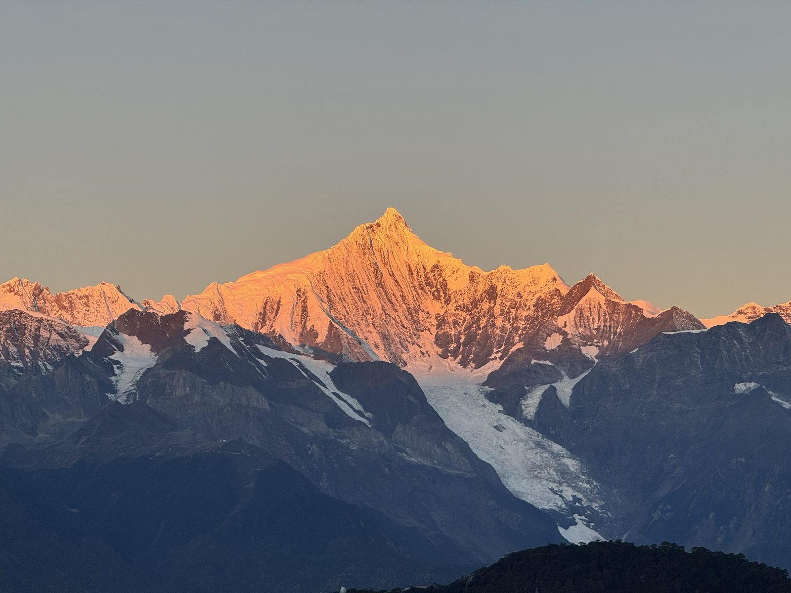 Sunrise over the Meili range