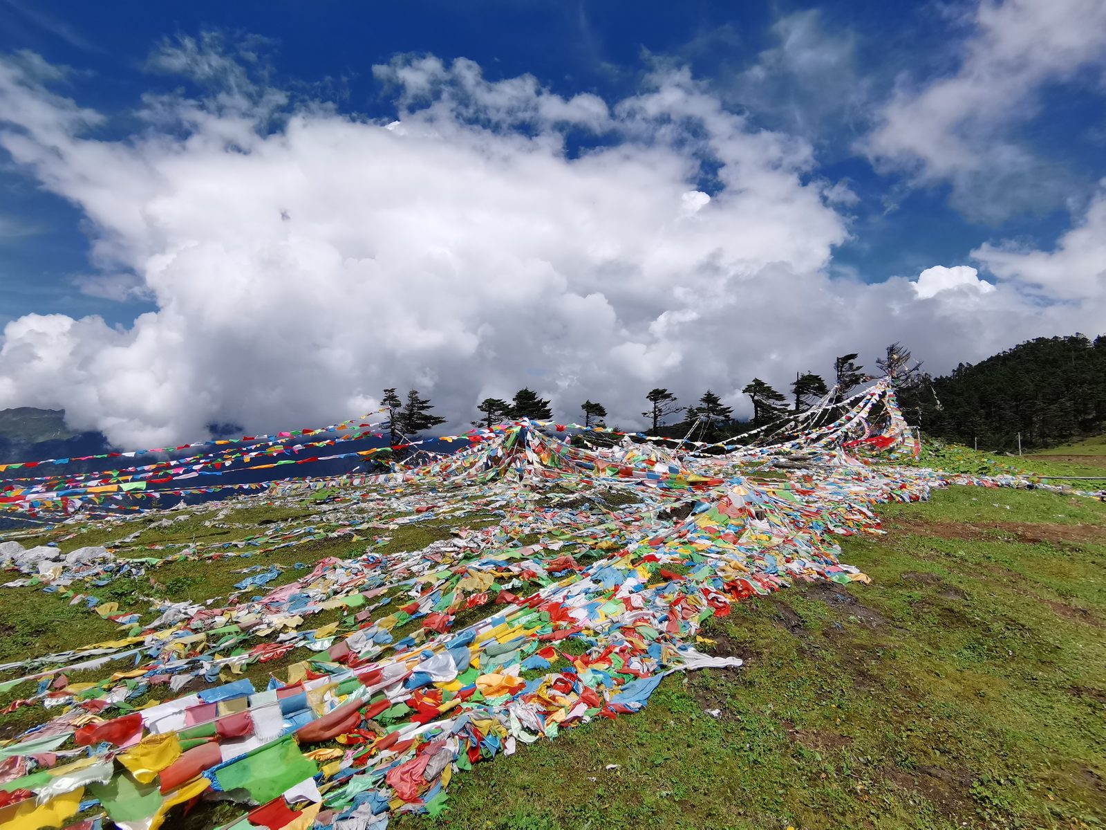 Sela Pass, where two rivers part ways