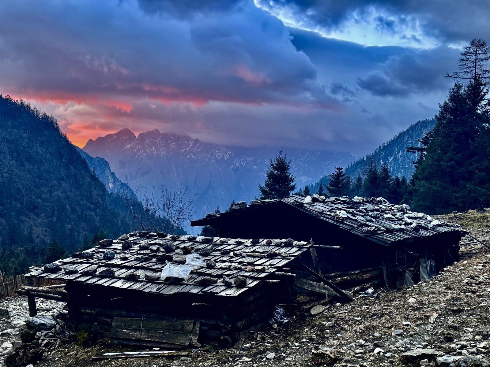 A night in a mountain hut